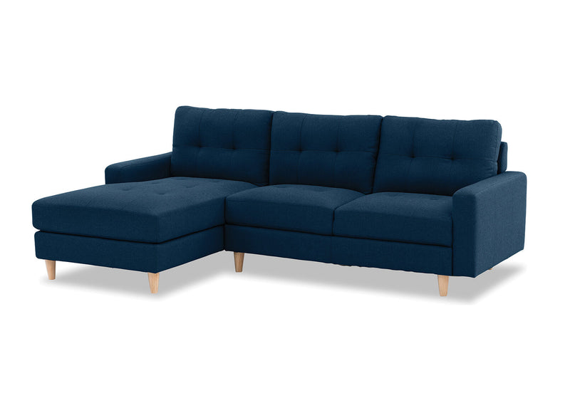 KELLER FABRIC 3 SEAT LHF CHAISE NAVY