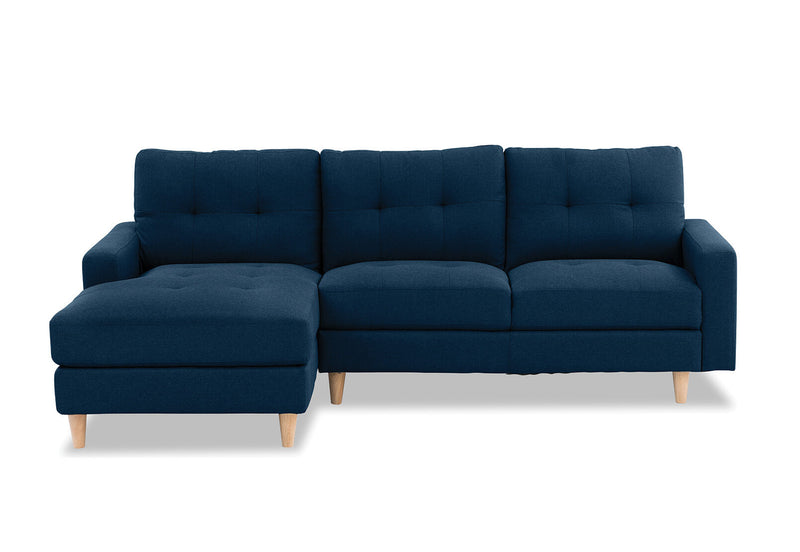 KELLER FABRIC 3 SEAT LHF CHAISE NAVY