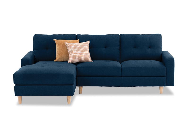 KELLER FABRIC 3 SEAT LHF CHAISE NAVY