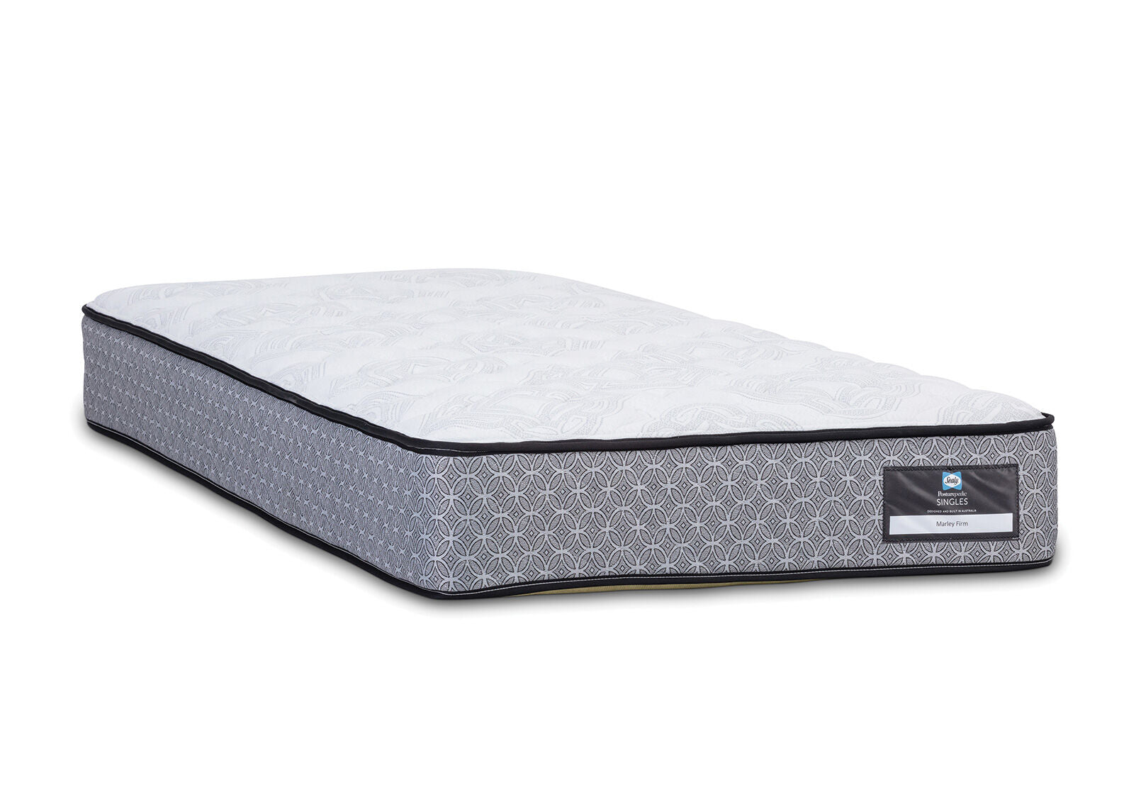 POSTUREPEDIC MARLEY FIRM SINGLE MATTRESS GREY