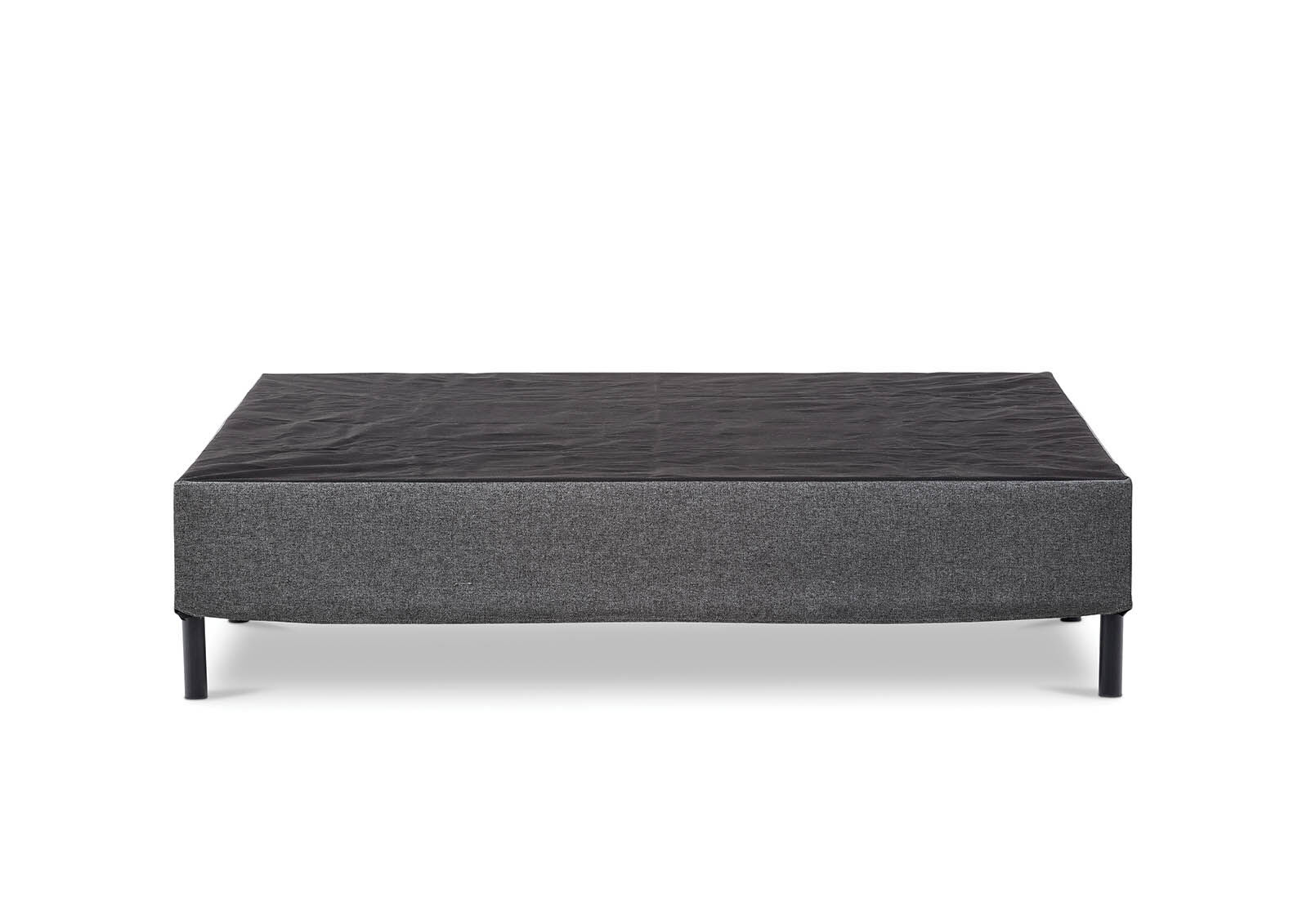 KLEIN DOUBLE BED BASE BLACK/GREY