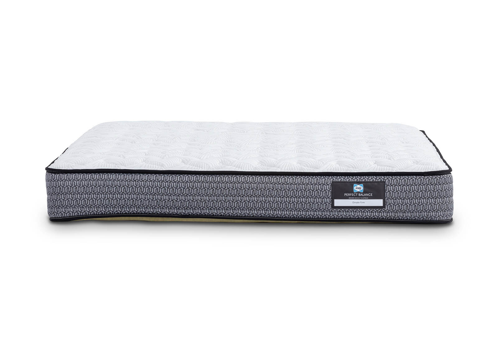 PERFECT BALANCE ORNATE QUEEN MATTRESS WHITE