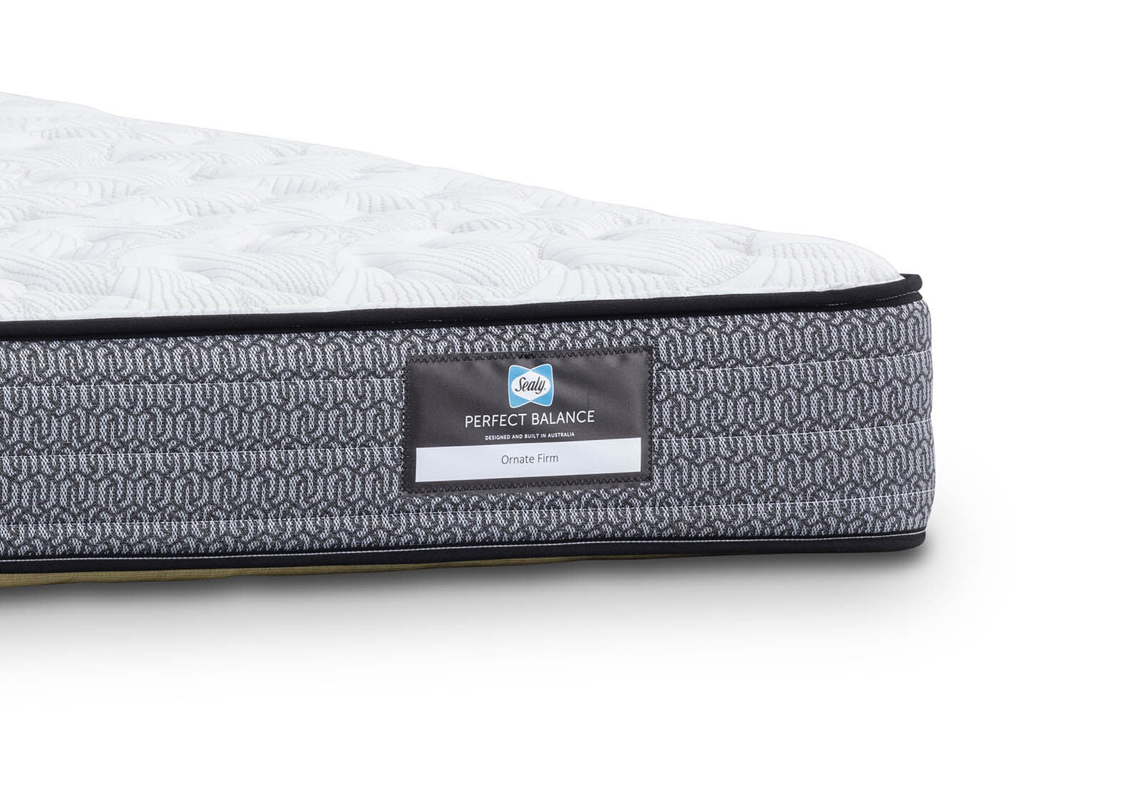 PERFECT BALANCE ORNATE FIRM KING MATTRESS WHITE