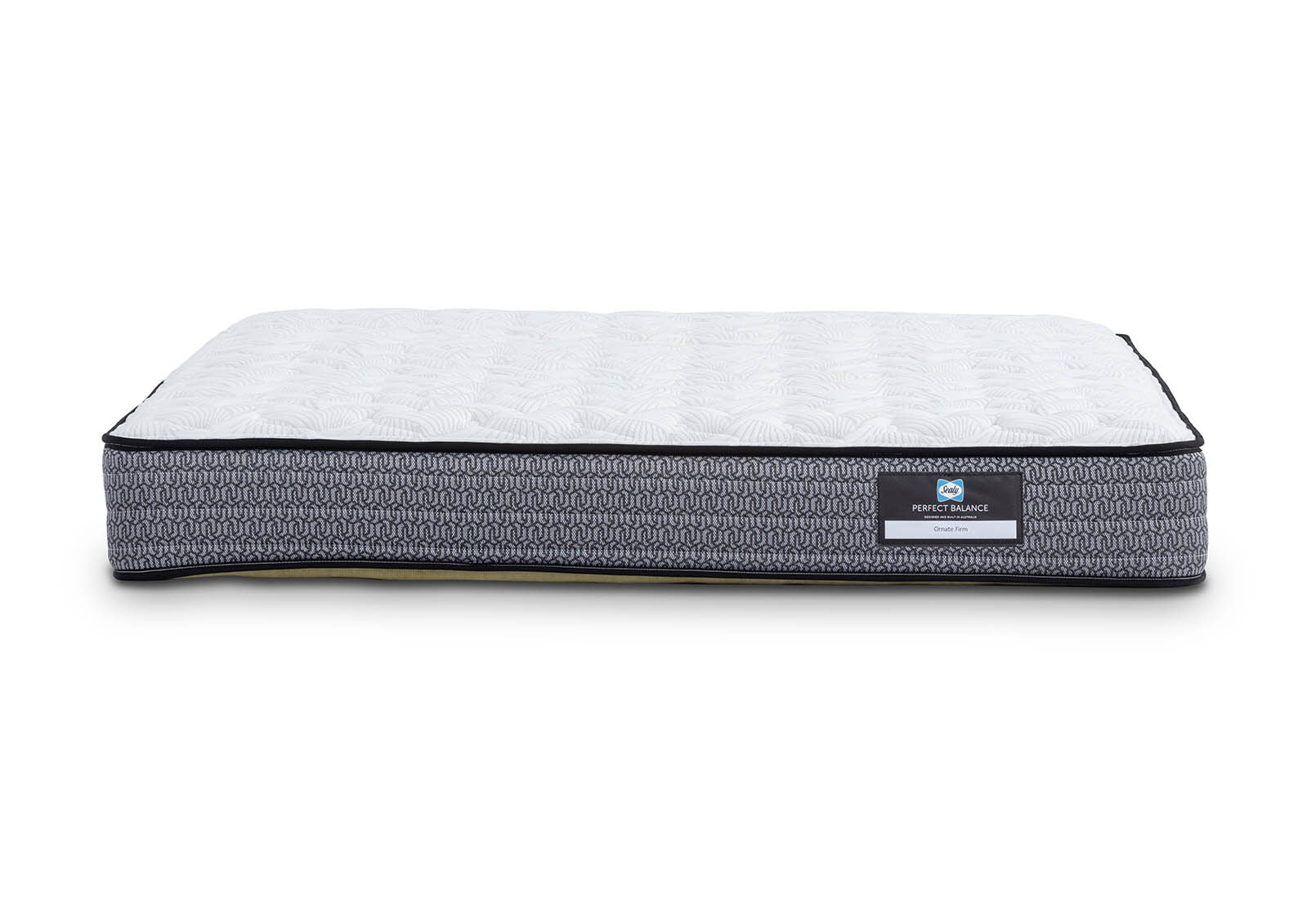 PERFECT BALANCE ORNATE FIRM KING MATTRESS WHITE
