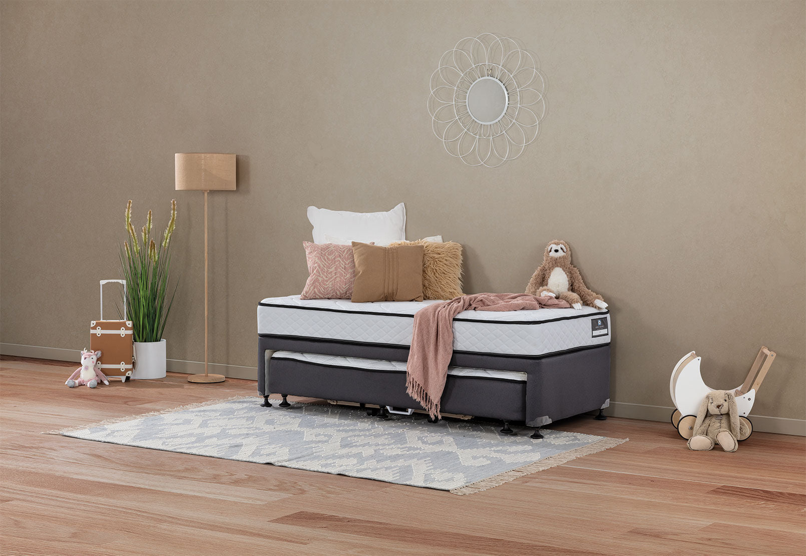SINGLES LUDO FIRM SINGLE MATTRESS WHITE