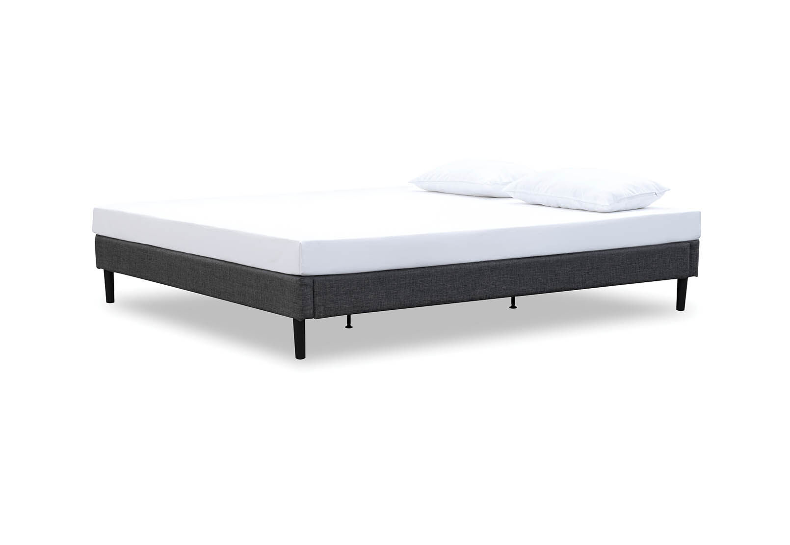 HALL GREY KING BED BASE GREY