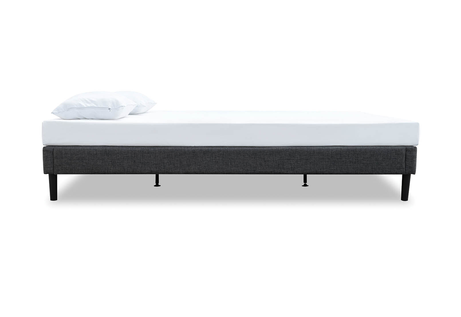 HALL GREY KING BED BASE GREY