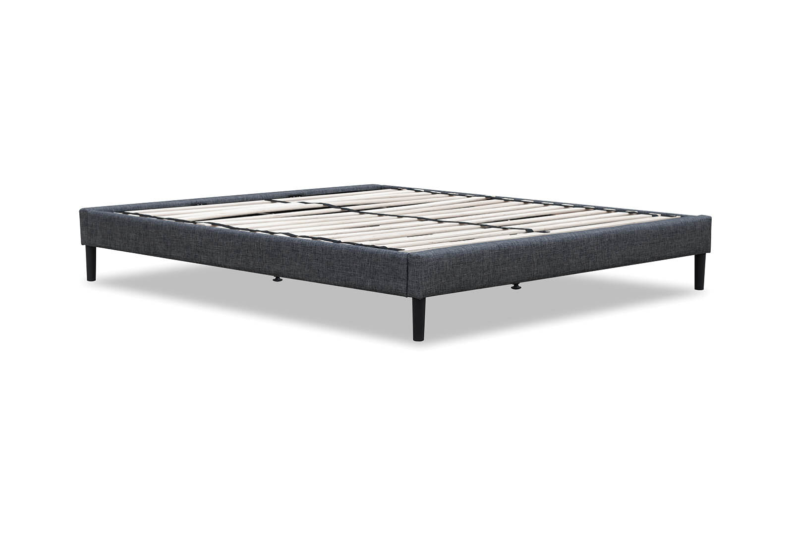 HALL GREY KING BED BASE GREY