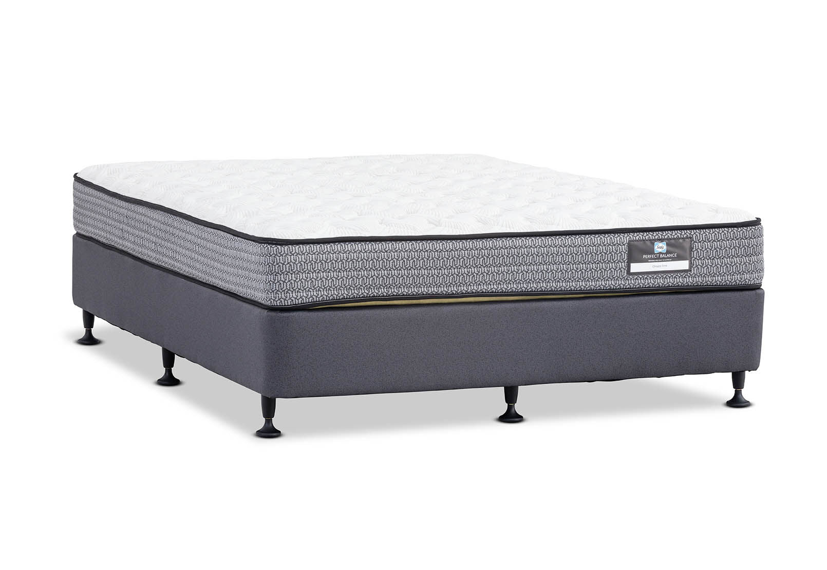 PERFECT BALANCE ORNATE FIRM KING ENSEMBLE WHITE