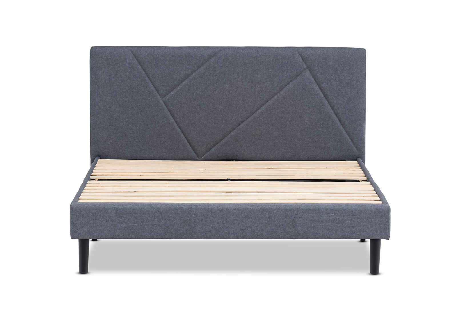 FRAZIER DARK GREY DOUBLE BED DARK GREY