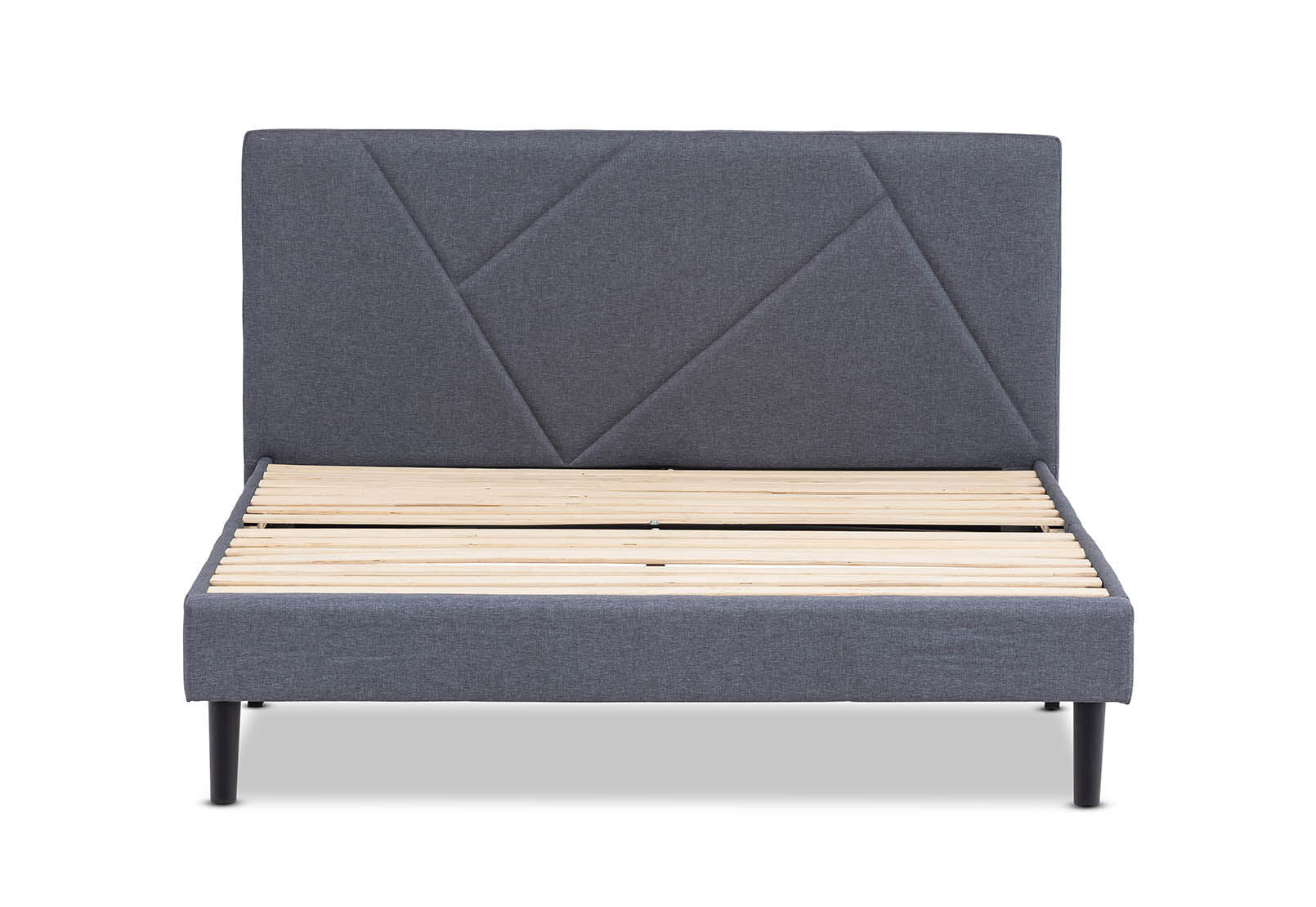 FRAZIER DARK GREY QUEEN BED DARK GREY