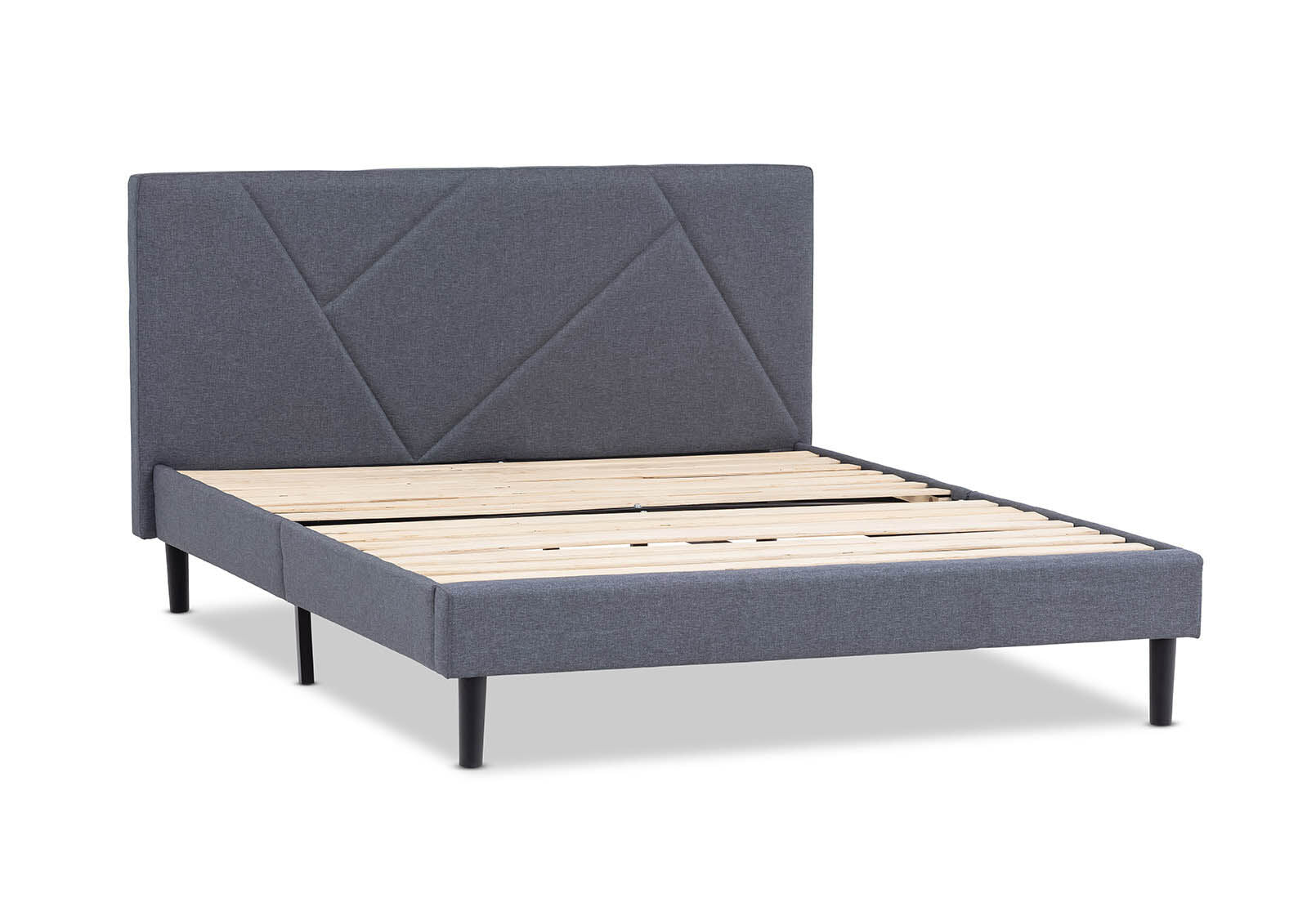 FRAZIER DARK GREY KING BED DARK GREY