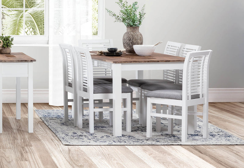 SANTO ANDRE DINING CHAIR 	WHITE