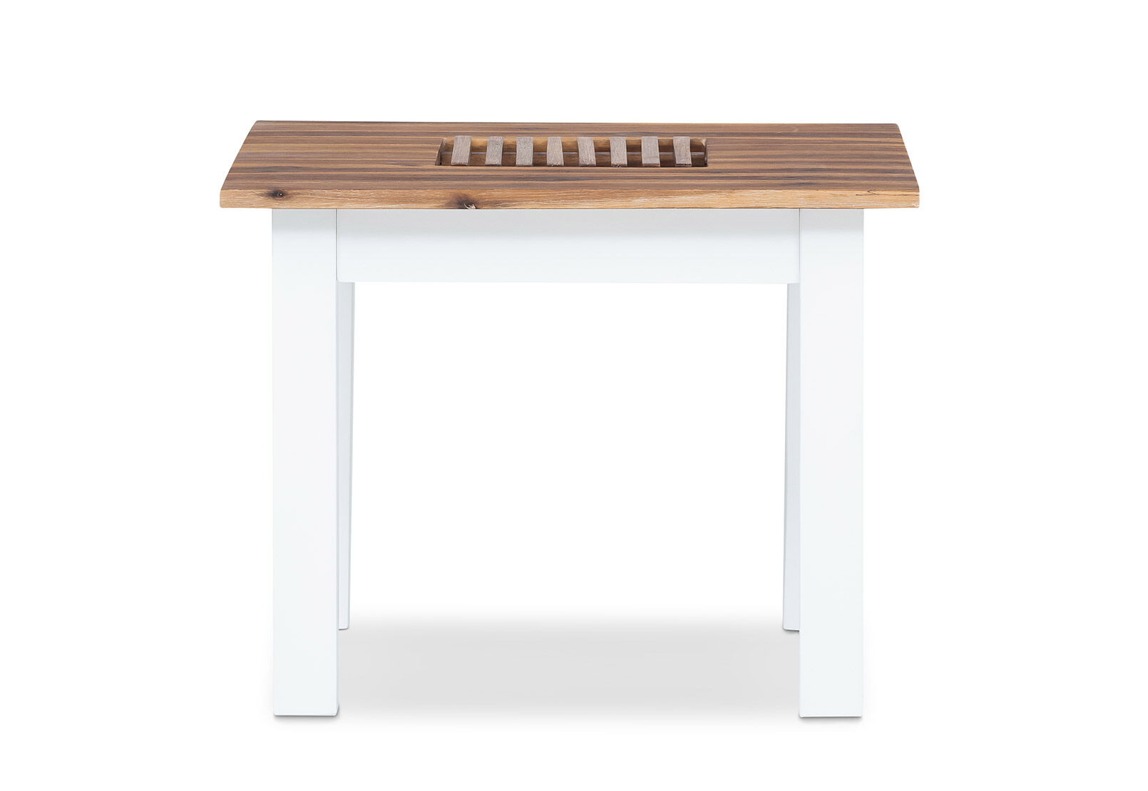 SANTO ANDRE LAMP TABLE WHITE/PEWTER
