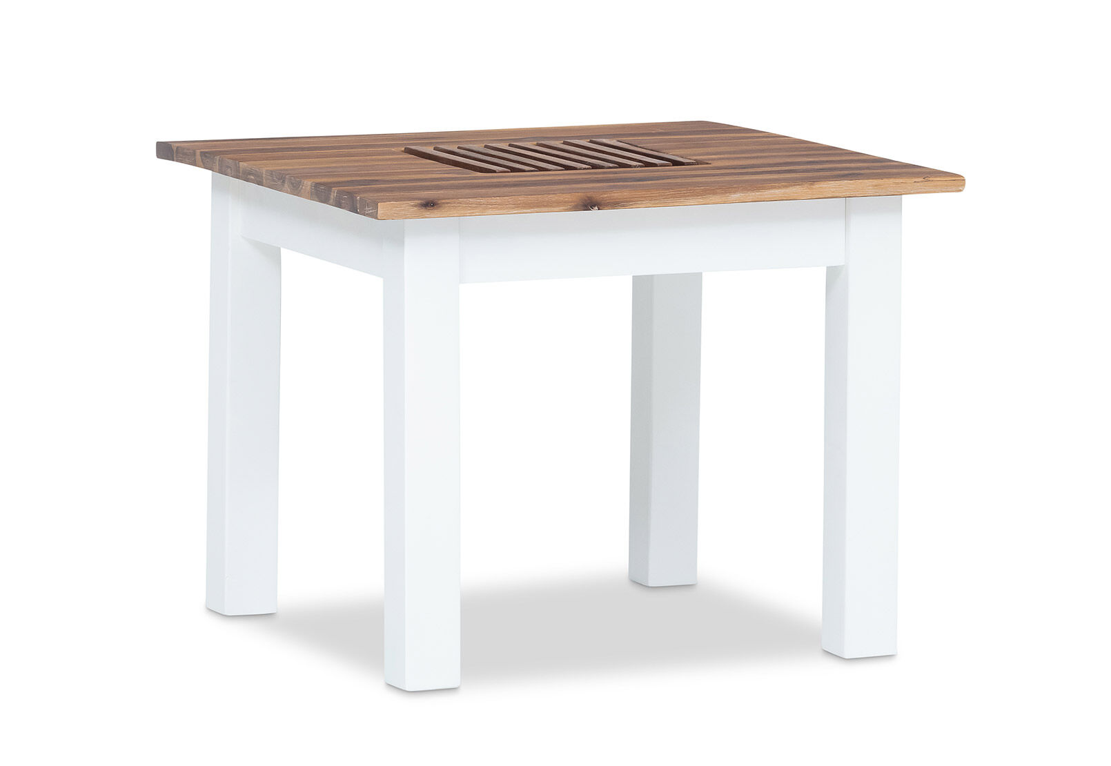 SANTO ANDRE LAMP TABLE WHITE/PEWTER