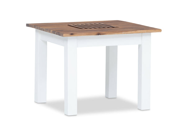 SANTO ANDRE LAMP TABLE WHITE/PEWTER