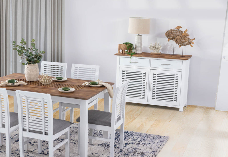 SANTO ANDRE BUFFET WHITE/PEWTER