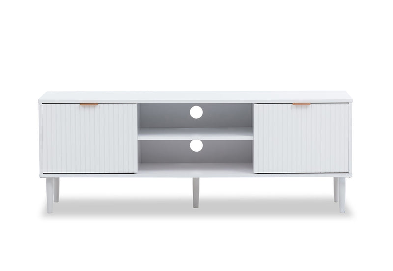HENSLEY WHITE ENTERTAINMENT UNIT WHITE