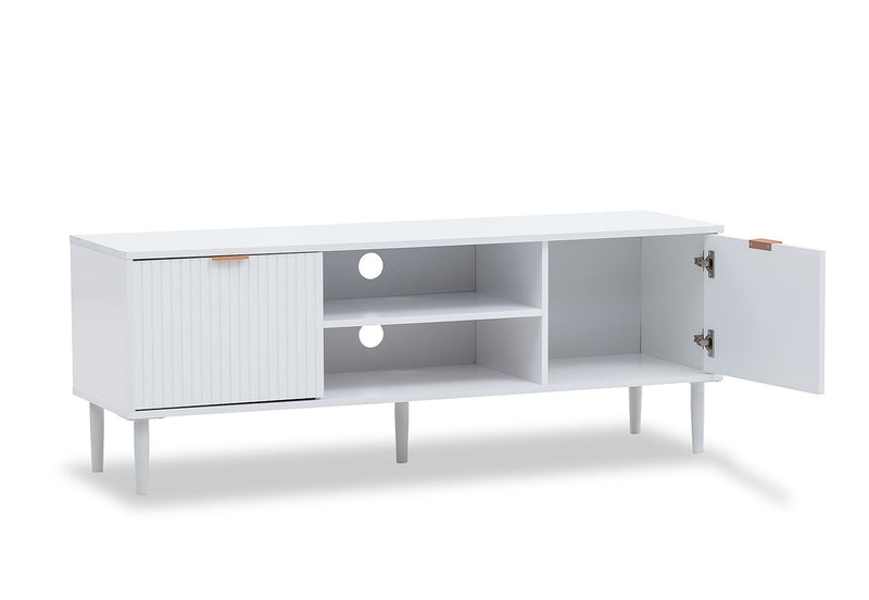 HENSLEY WHITE ENTERTAINMENT UNIT WHITE