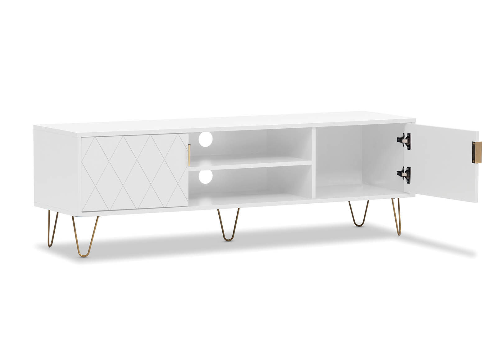 DORSEY WHITE ENTERTAINMENT UNIT WHITE