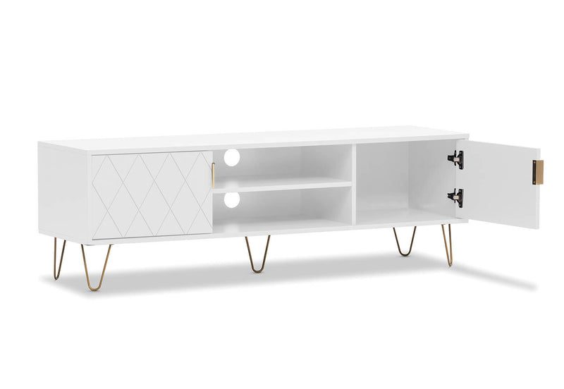 DORSEY WHITE ENTERTAINMENT UNIT WHITE