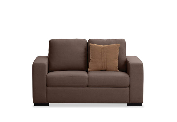 KIRBY FABRIC 2 SEAT SOFA COFFEE
