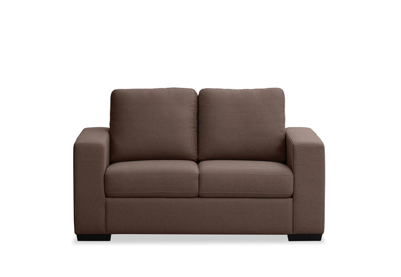 KIRBY FABRIC 2 SEAT SOFA COFFEE