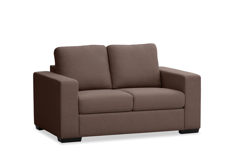 KIRBY FABRIC 2 SEAT SOFA COFFEE