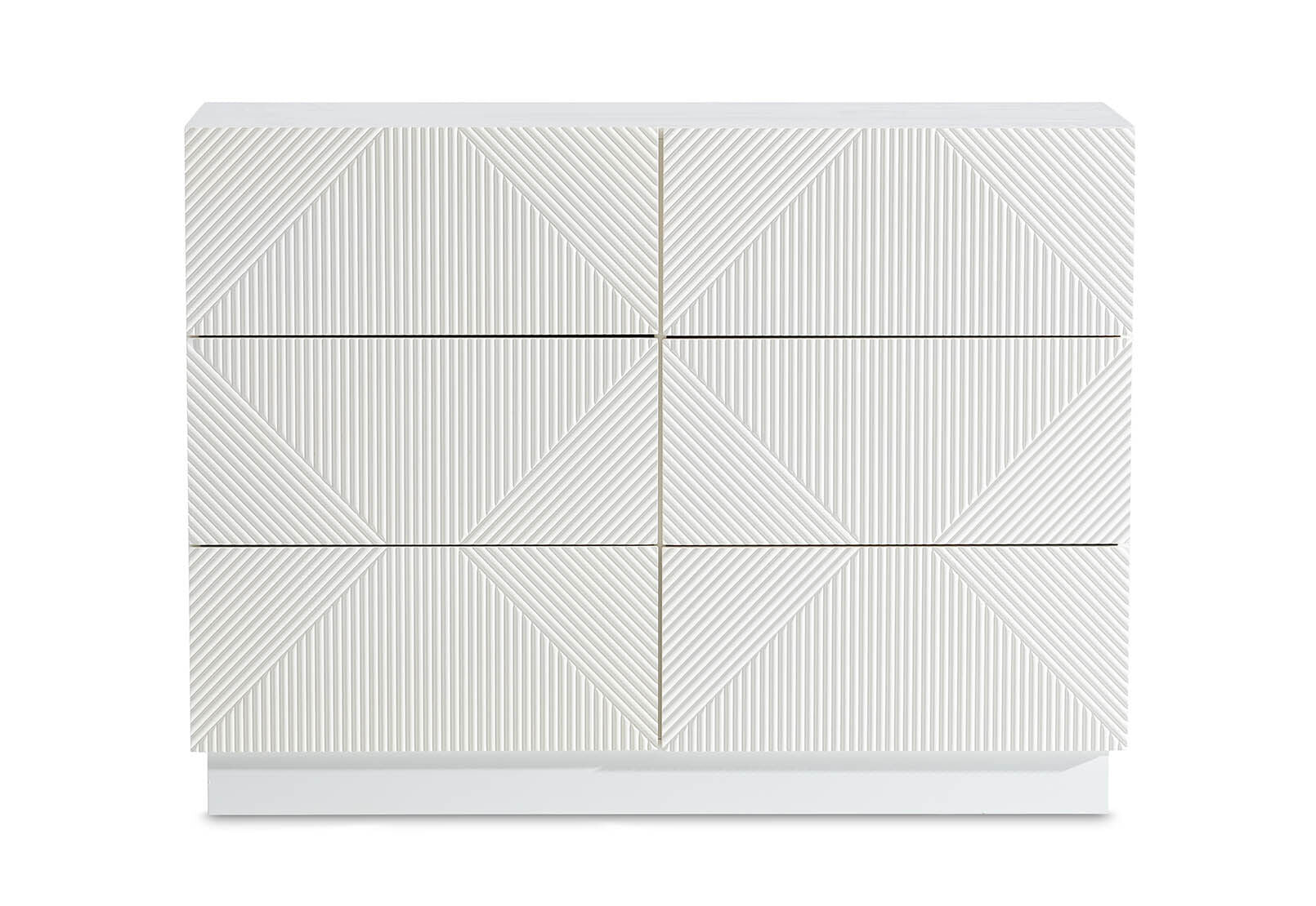 GATES WHITE 6 DRAWER DRESSER WHITE