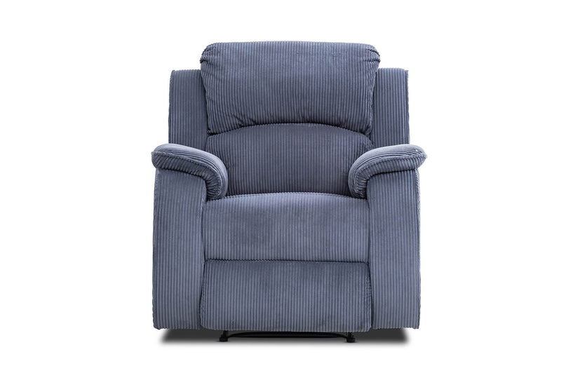 WELSH FABRIC ELECTRIC RECLINER DARK BLUE