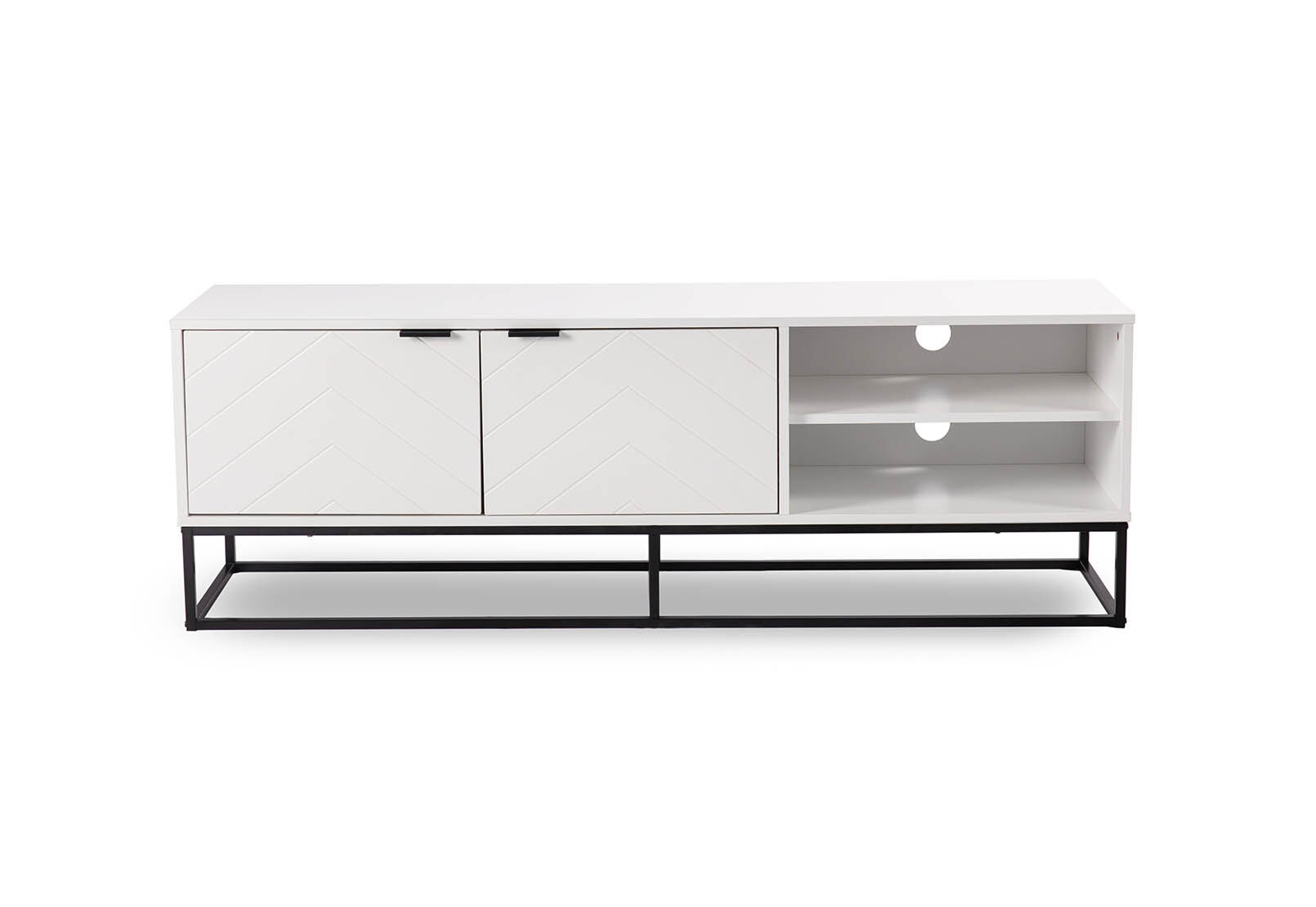 HARDING WHITE ENTERTAINMENT UNIT WHITE