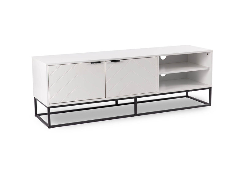 HARDING WHITE ENTERTAINMENT UNIT WHITE