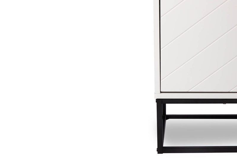 HARDING WHITE ENTERTAINMENT UNIT WHITE