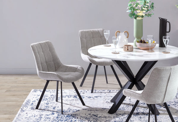 ARABELLA DINING CHAIR 	GREY