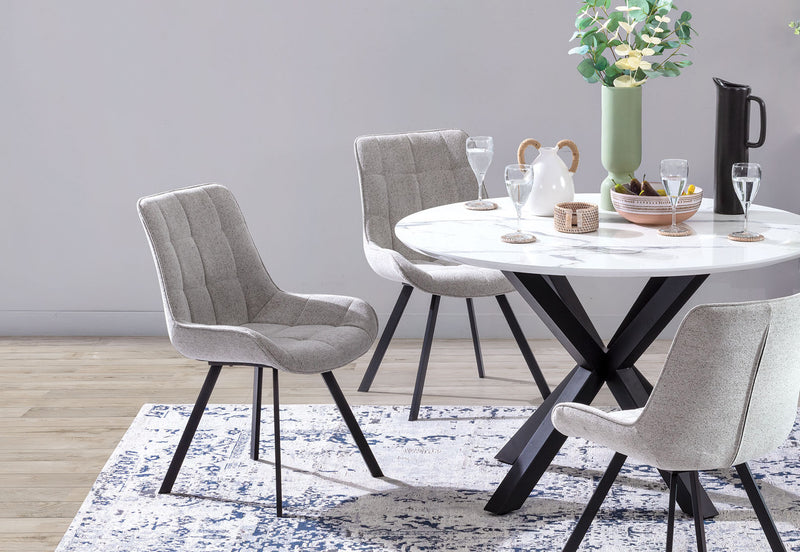 ARABELLA DINING CHAIR 	GREY