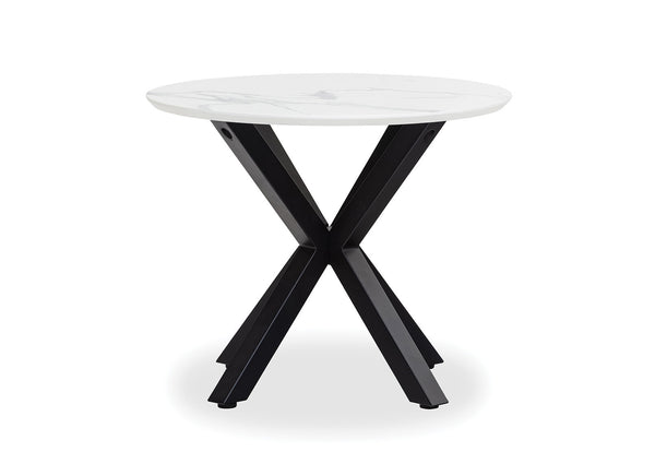 ARABELLA LAMP TABLE WHITE MARBLE