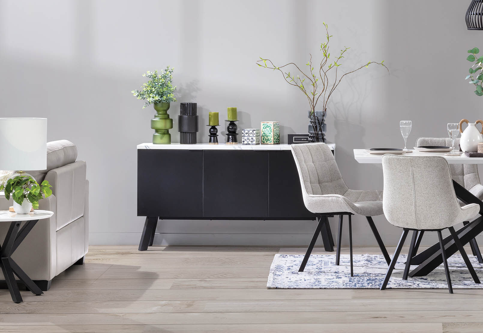 ARABELLA BUFFET WHITE MARBLE