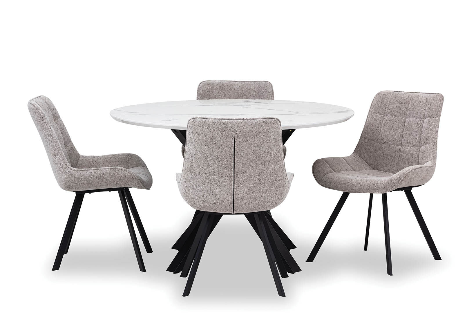 ARABELLA 5 PIECE DINING SUITE GREY