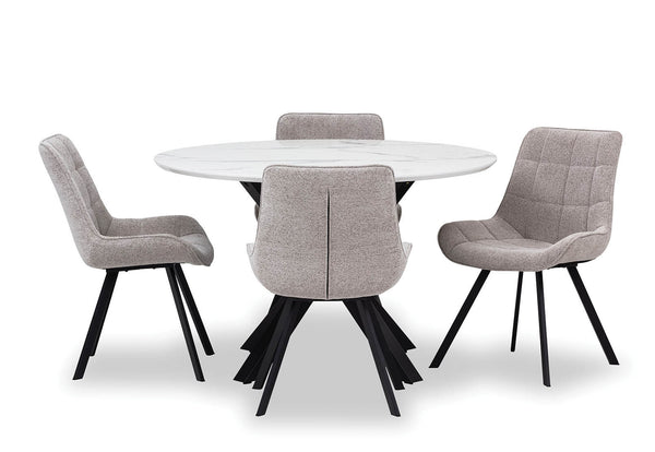 ARABELLA 5 PIECE DINING SUITE GREY
