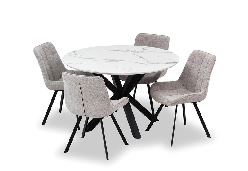 ARABELLA 5 PIECE DINING SUITE GREY