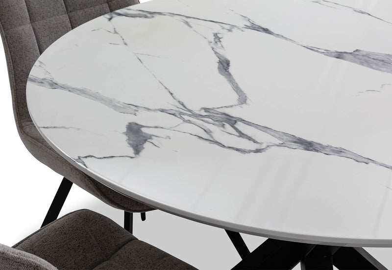 ARABELLA 5 PIECE DINING SUITE GREY