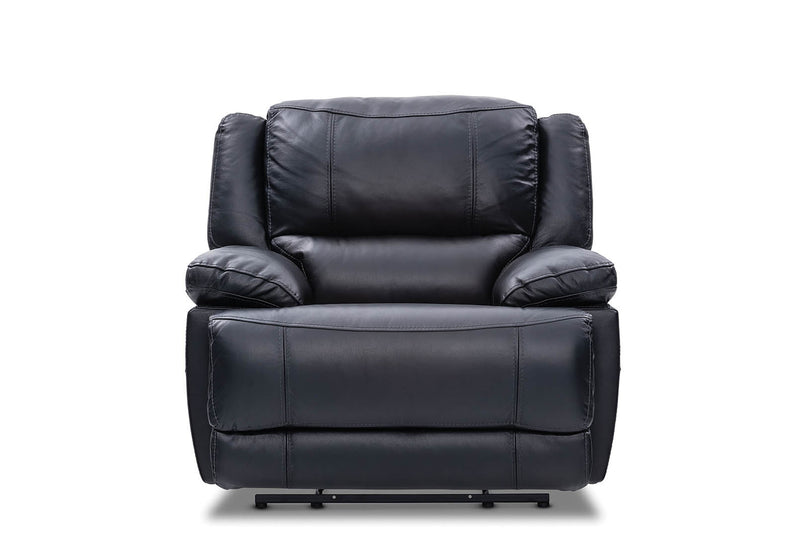 FLOYD LEATHER RECLINER BLACK