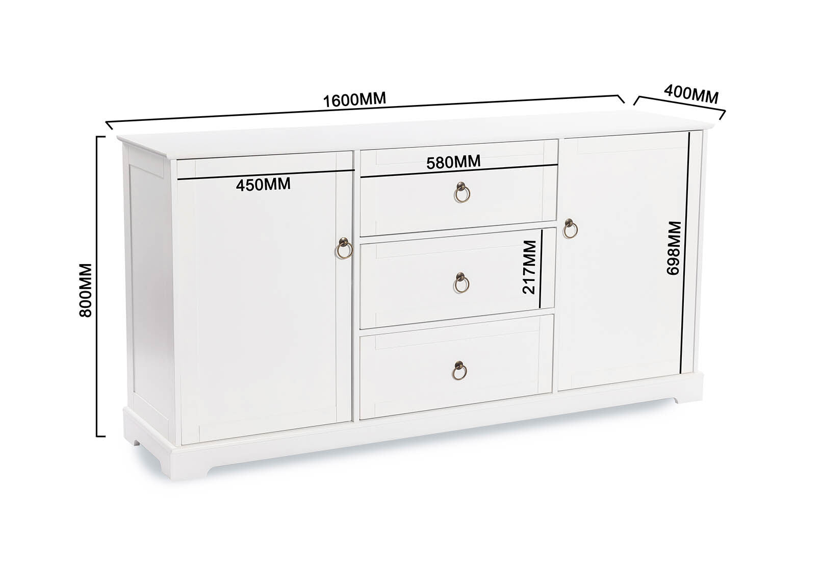 MEADOWS BUFFET WHITE