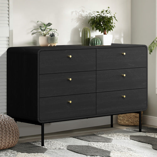 LIVING FUSION ASHBOURNE 6 DRAWER CHEST