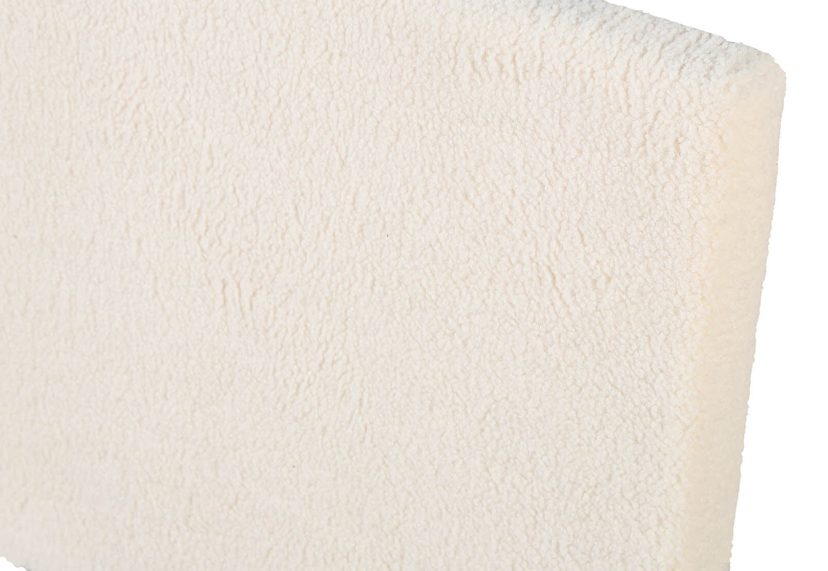 PAGOSA BOUCLE QUEEN LIFT BED WHITE