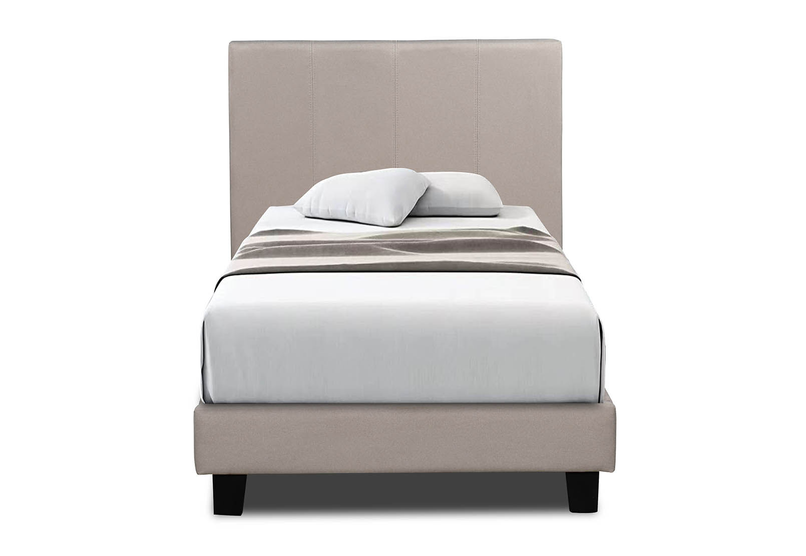 ROLLINS KING SINGLE BED BEIGE
