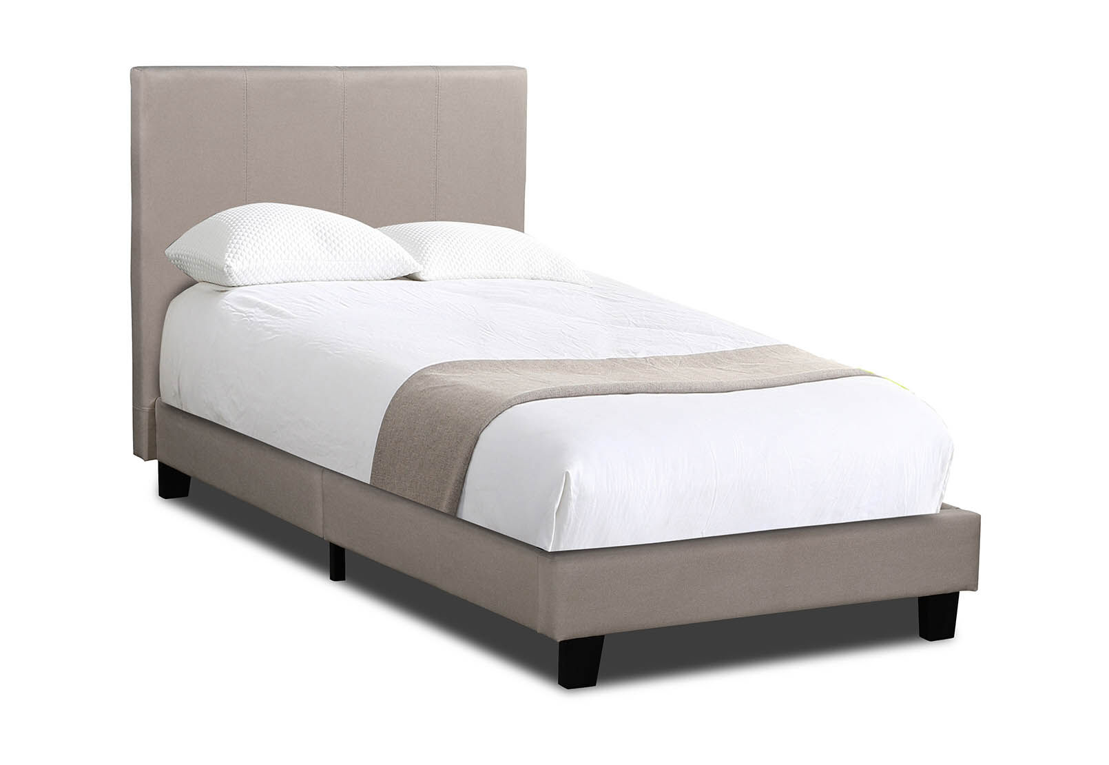 ROLLINS KING SINGLE BED BEIGE