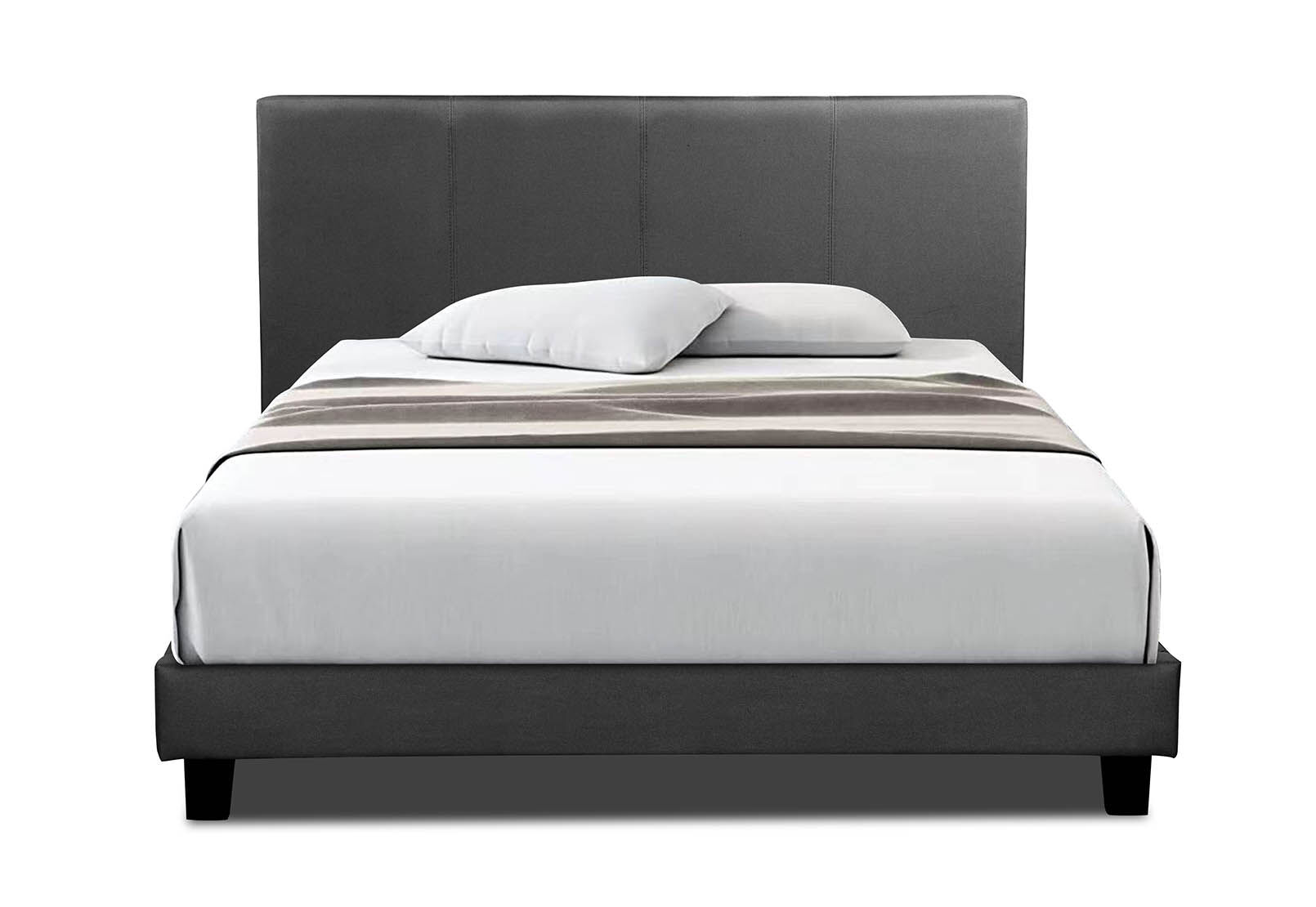 ROLLINS DOUBLE BED CHARCOAL