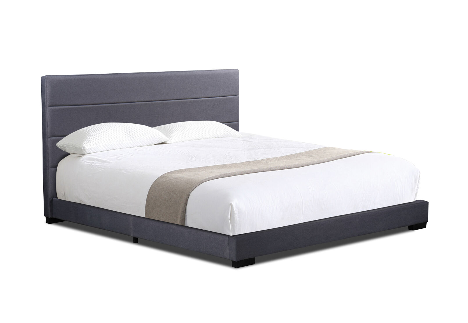 SIMMONS KING BED CHARCOAL