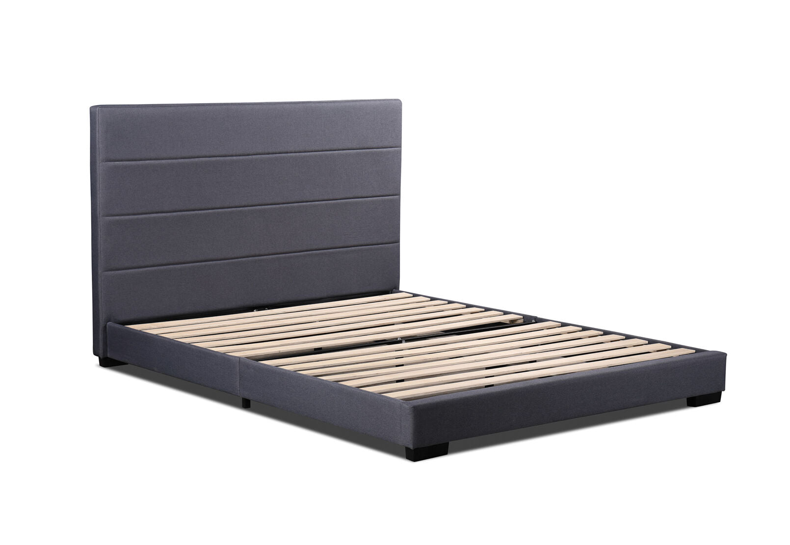 SIMMONS QUEEN BED CHARCOAL